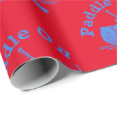 Beschädigtes Paddel beim Design - Matte Wrapping P Geschenkpapier (Rolleneckpunkt)