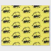 Beschädigtes Paddel beim Design - Matte Wrapping P Geschenkpapier (Flach)