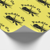 Beschädigtes Paddel beim Design - Matte Wrapping P Geschenkpapier (Ecke)