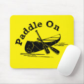 Beschädigtes Paddel beim Design - Maus-Pad Mousepad (Mit Mouse)
