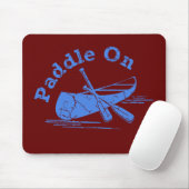 Beschädigtes Paddel beim Design - Maus-Pad Mousepad (Mit Mouse)