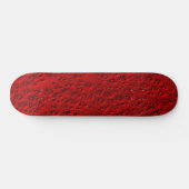 Beschädigtes rotes Metall Skateboard (Horizontal)