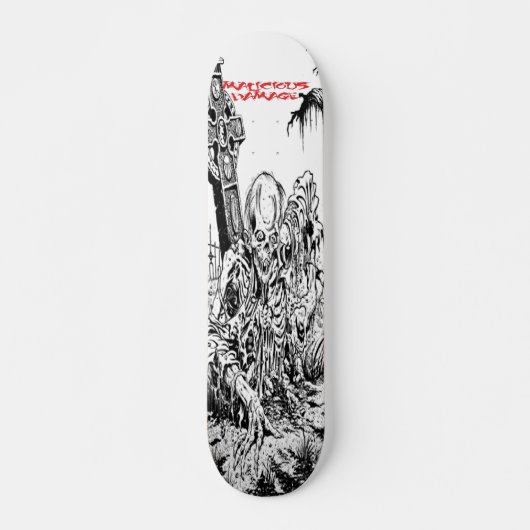 BESCHÄDIGUNGS-ZOMBIE-SKATEBOARD SKATEBOARD (Vorne)