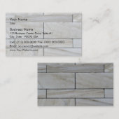 Beschaffenheit der Staplungssteinwand-Fliese Visitenkarte (Vorne/Hinten)