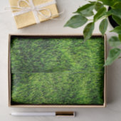 Beschaffenheit des grünen Grases von einem Seidenpapier (Geschenk)