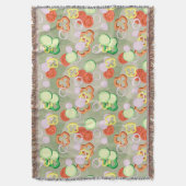 Beschaffenheit mit Scheiben des Gemüses Decke (Vorderseite Vertikal)