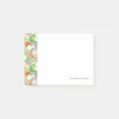 Beschaffenheit mit Scheiben des Gemüses Post-it Klebezettel (Vorderseite)