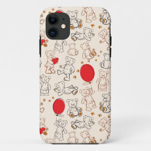 Beschaffenheit mit Teddybären Case-Mate iPhone Hülle