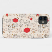 Beschaffenheit mit Teddybären Case-Mate iPhone Hülle (Rückseite (Horizontal))