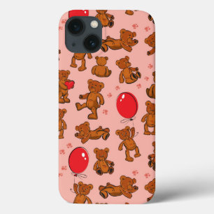 Beschaffenheit mit Teddybären, Herzen Case-Mate iPhone Hülle