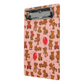 Beschaffenheit mit Teddybären, Herzen Mini Klemmbrett (Gewinkelt2)