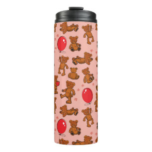 Beschaffenheit mit Teddybären, Herzen Thermosbecher