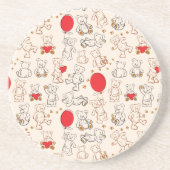 Beschaffenheit mit Teddybären Untersetzer (Vorne)