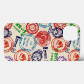 Beschaffenheit mit wirklichen Stempeln Case-Mate iPhone Hülle (Rückseite (Horizontal))