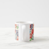 Beschaffenheit mit wirklichen Stempeln Espressotasse (Rückseite)