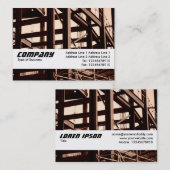Beschaffenheits-Band - Stahlrahmen Contruction Visitenkarte (Vorne/Hinten)