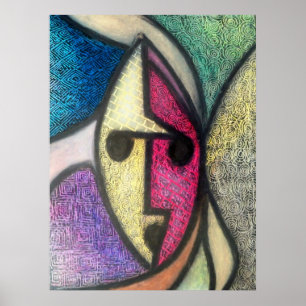 Beschaffenheits-Maske Poster