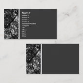 Beschaffenheits-Ton (in den Bäumen) Visitenkarte (Vorne/Hinten)