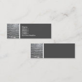 Beschaffenheits-Ton (Meer) Mini Visitenkarte (Vorne/Hinten)