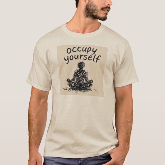 Beschäftige dich - T-Shirt (Vorderseite)