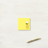 Beschäftigt als Biene Post-it Klebezettel (Auf Schreibtisch)