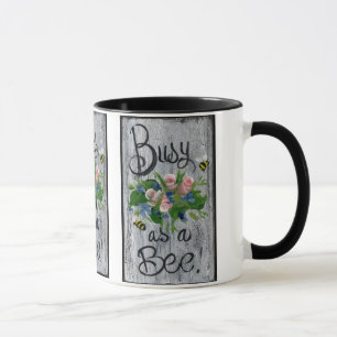 Beschäftigt als Biene Tasse