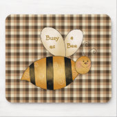 Beschäftigt als Bienen-Spaß Mousepad (Vorne)