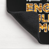 beschäftigt als Krankenschwester Dog Mutter - Engl Mousepad (Ecke)