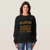 Beschäftigt als Krankenschwester und Mutter - Haus Sweatshirt (Vorne ganz)