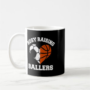 Beschäftigt damit, Llers Fußball Sketll Herz Mom S Kaffeetasse
