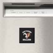 Beschäftigt damit, Llers Fußballfußballherzmutter- Magnet (In Situ (Geschirrspüler))