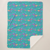 beschäftigt Fish Cyan Sherpadecke (Vorderseite)