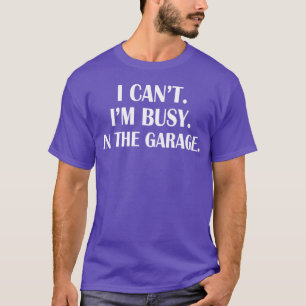 Beschäftigt in der Garage Lustige Mechaniker-Famil T-Shirt
