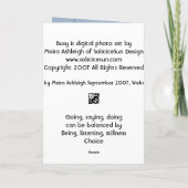 beschäftigt karte (Rückseite)