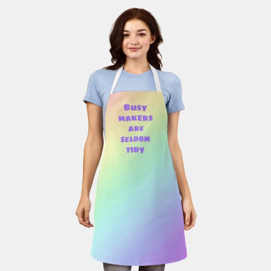 beschäftigt Macher sind selten Tidy Rainbow Schürz Schürze (Getragen)