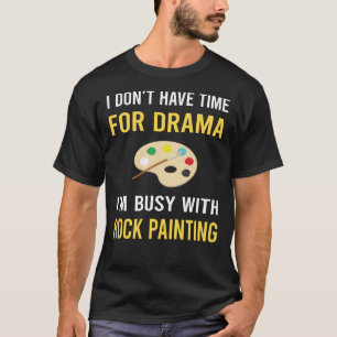 Beschäftigt mit dem Bemalen von Steinen T-Shirt