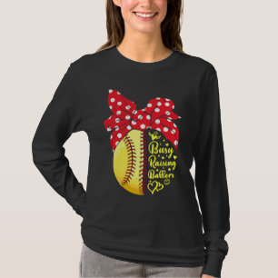 Beschäftigt mit der Erziehung von Ballern Lustiges T-Shirt