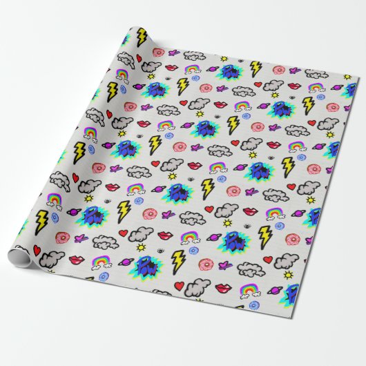 Beschäftigt mit Geschenkpapier (Ungerollt)