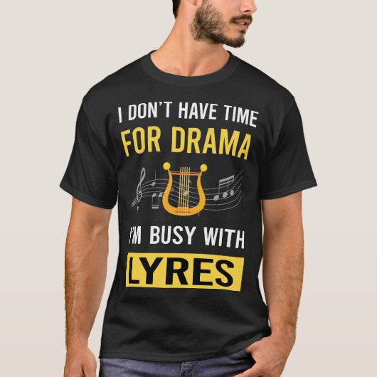 beschäftigt mit Lyre T-Shirt (Vorderseite)