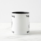 beschäftigt, nichts Niedliches Cat Funny Spaß Tasse (Zentrum)