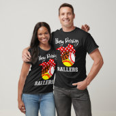 beschäftigt Raising Ballers Funny Baseball Softbal T-Shirt (Unisex)