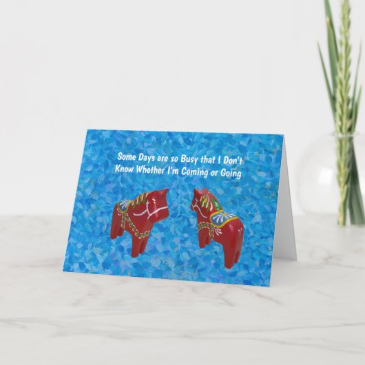 beschäftigt, wie bist du gewesen? karte (Vorderseite)