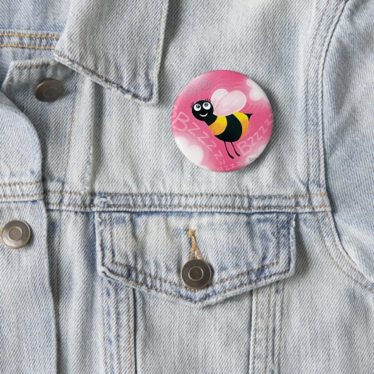 Beschäftigte Biene Button (Beispiel)