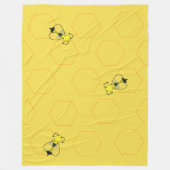 Beschäftigte Biene Fleecedecke (Vorderseite)