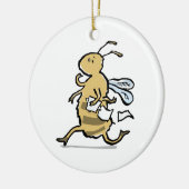 beschäftigte Biene Keramikornament (Links)