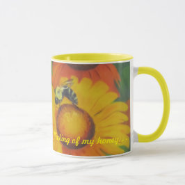 "Beschäftigte Biene " Tasse