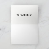 Beschäftigte Bienen-Geburtstags-Karte Karte (Innenseite)