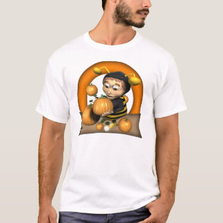 Beschäftigte Bienen-Halloween-T - Shirts