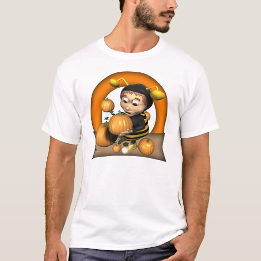 Beschäftigte Bienen-Halloween-T - Shirts (Vorderseite)