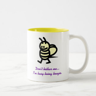 Beschäftigte Bougie-Tasse Zweifarbige Tasse